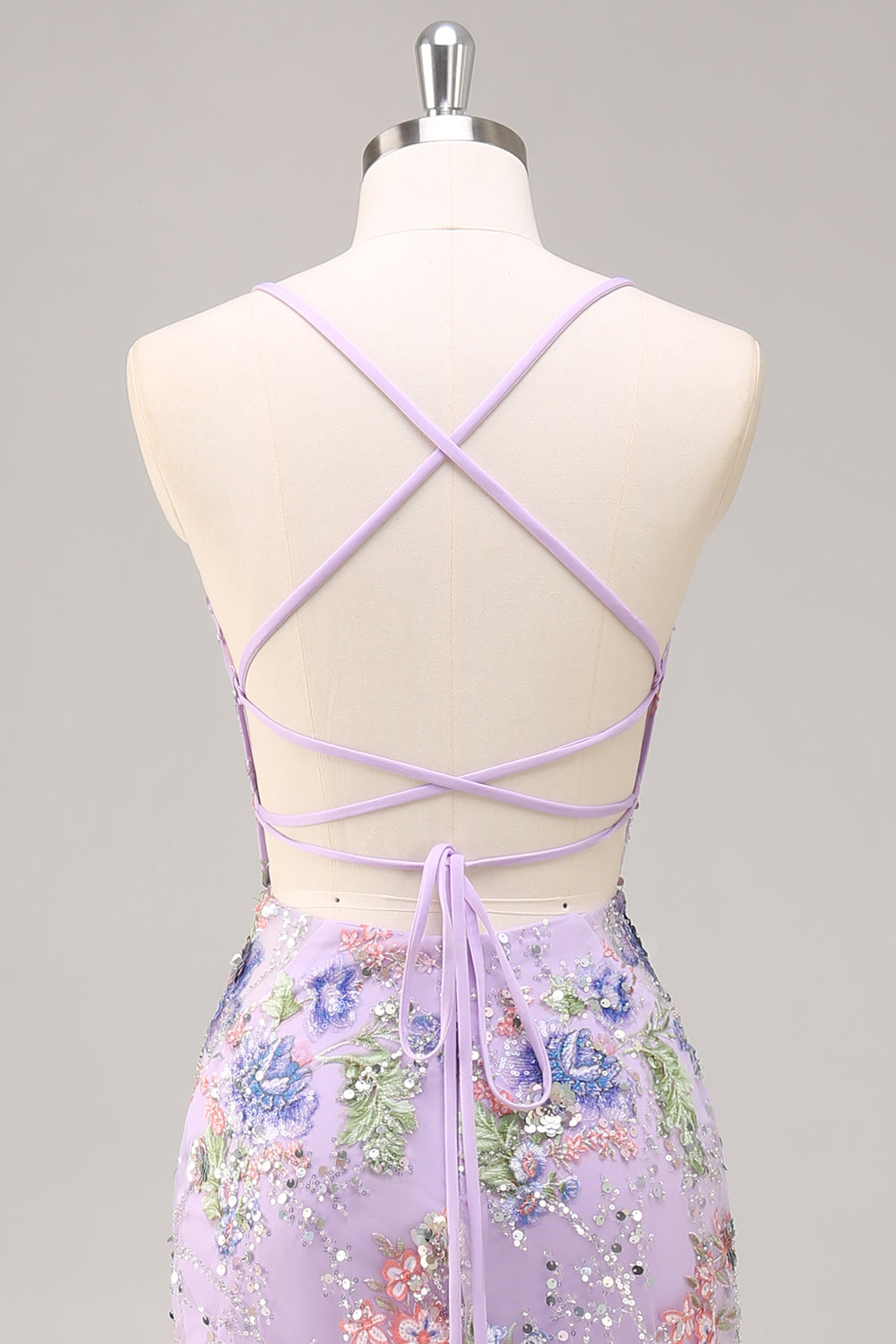 Sequins Mermaid Spaghetti Straps Black Prom Dress with Appliques - Image 26